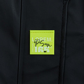 Лейбл из ПВХ Kare, желтый неон