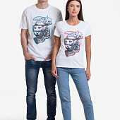 Футболка женская «Смотри вглубь», белая