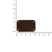 Лейбл Eta Nubuck, S, темно-коричневый