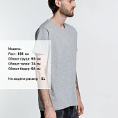 Футболка унисекс Ankara, серый меланж