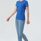 Футболка женская Miss 150, ярко-синяя (royal)