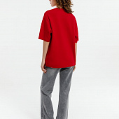 Джемпер с коротким рукавом Siluetti Volumica, красный