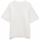 Джемпер с коротким рукавом Siluetti Volumica, молочно-белый