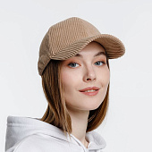 Бейсболка Soft Core, бежевая