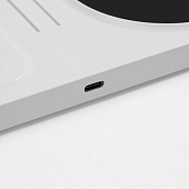 Беспроводное зарядное устройство с подогревом кружки Hot Task, белое