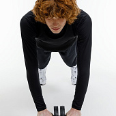 Ролик для пресса с ковриком Presswork, черный