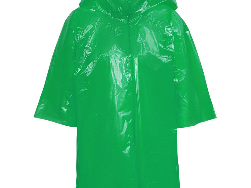 Дождевик-плащ детский BrightWay Kids, зеленый
