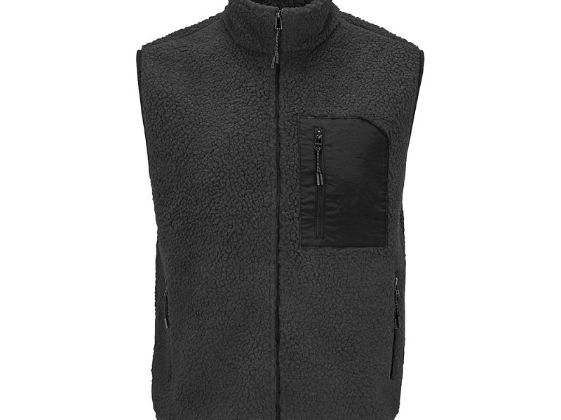 Жилет унисекс Fury BW, темно-серый (графит)