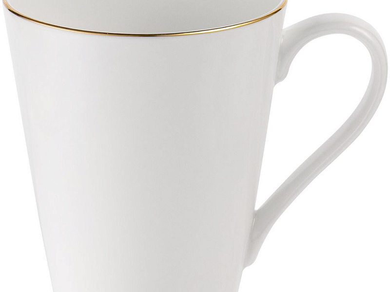 Кружка Select, белая с золотистой отводкой