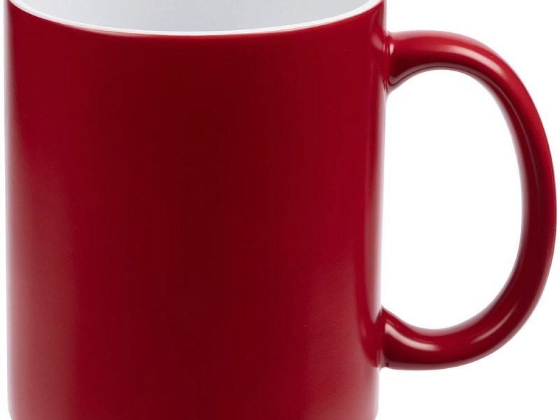 Кружка «Хамелеон», глянцевая, красная