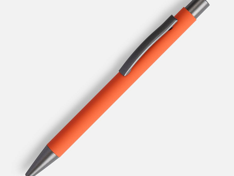 Ручка шариковая Atento Soft Touch, оранжевая