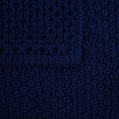 Плед Serenita, темно-синий (сапфир)