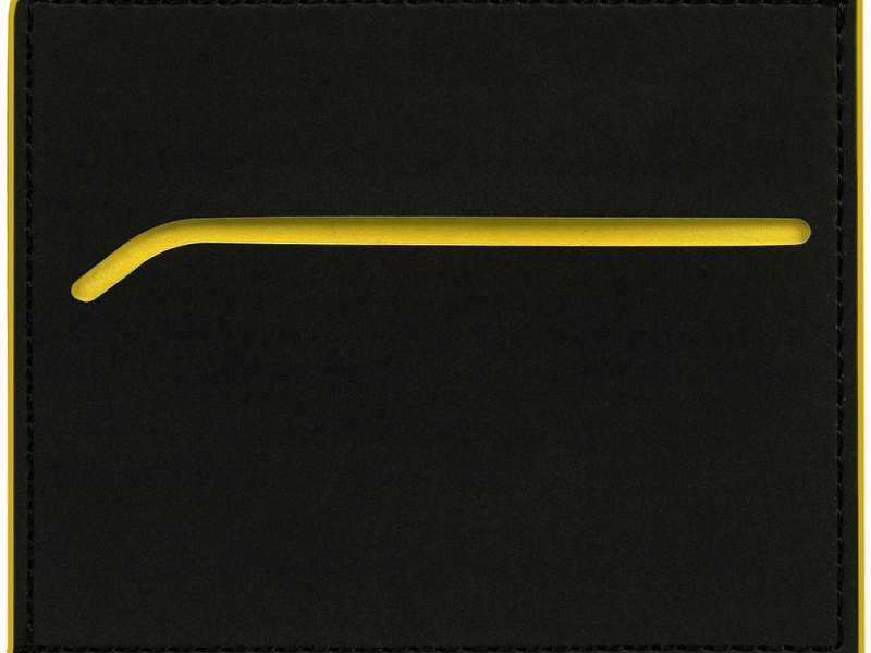 Картхолдер Multimo, черный с желтым