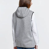 Жилет с капюшоном унисекс Gotland, серый