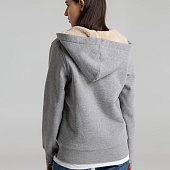 Толстовка унисекс на молнии Sherpa 280, серый меланж