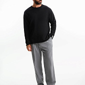 Лонгслив унисекс Siluetti Fuori, черный