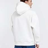 Худи оверсайз унисекс Go Easy, молочно-белое