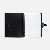 Ежедневник Strep Front на заказ, недатированный, бирюзовый