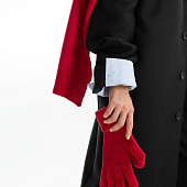 Перчатки Alpine, красные (гвоздика)