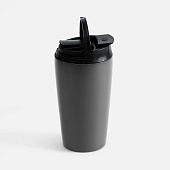 Термостакан с двумя поильниками Duetta, серый