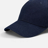 Бейсболка Denimate, темно-синяя