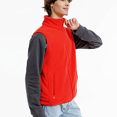 Жилет флисовый унисекс Nesse, красный