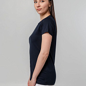 Футболка женская T-bolka Stretch Lady, темно-синяя (navy)