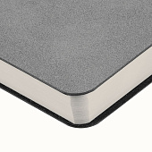 Ежедневник Nubuk, недатированный, светло-серый