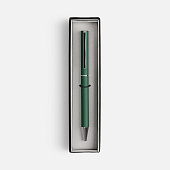 Ручка шариковая Blade Soft Touch в футляре, зеленая