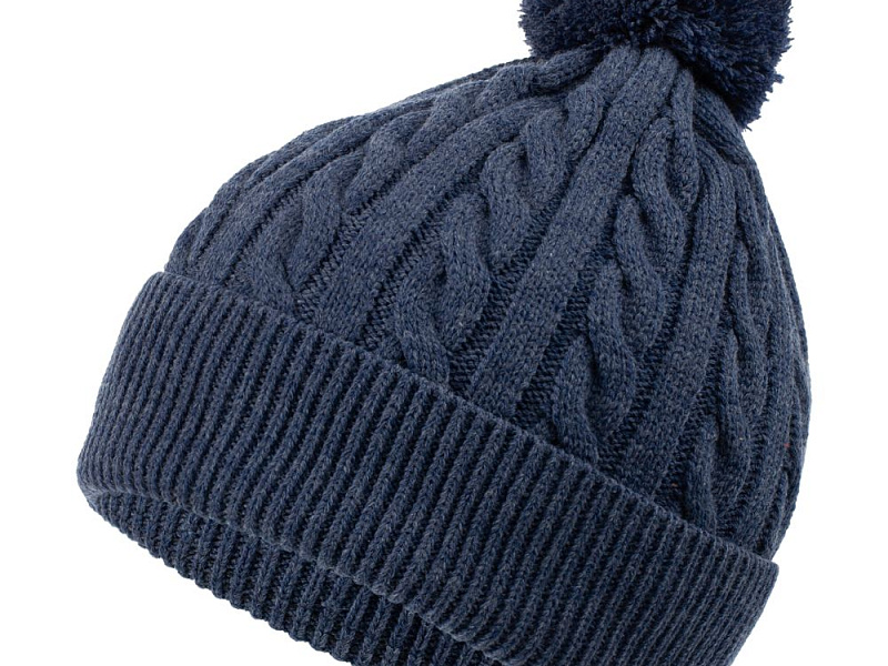 Шапка Heat Trick, синий меланж