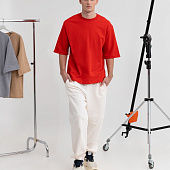 Футболка оверсайз унисекс Kosmos 2.0, красная