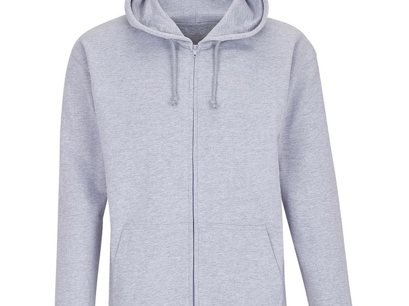 Толстовка унисекс Carter, серый меланж