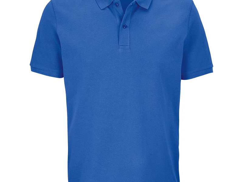 Рубашка поло унисекс Pegase, ярко-синяя (royal)