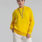 Толстовка с капюшоном Unit Kirenga, желтая