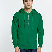 Толстовка на молнии с капюшоном Siverga 2.0, зеленая