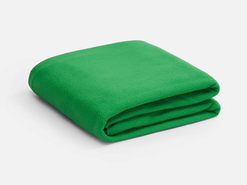 Флисовый плед Warm&Peace XL, зеленый