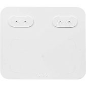 Станция беспроводной зарядки с колонкой и ночником Trilogy, белая