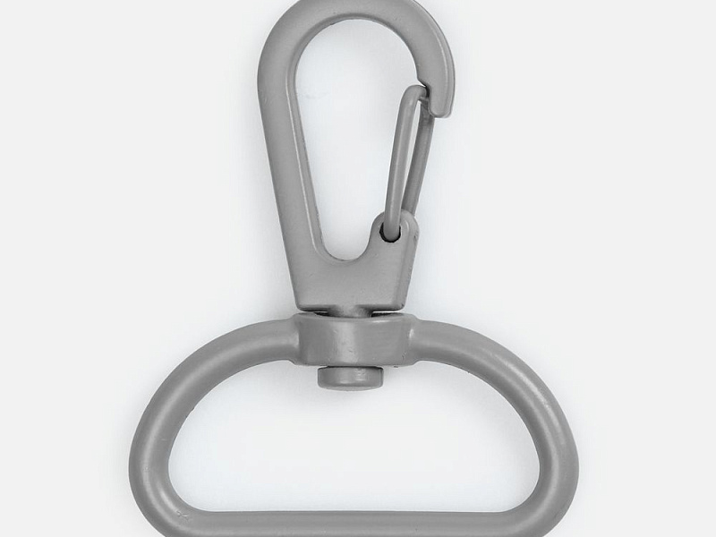 Застежка-карабин Snap Hook, L, серая