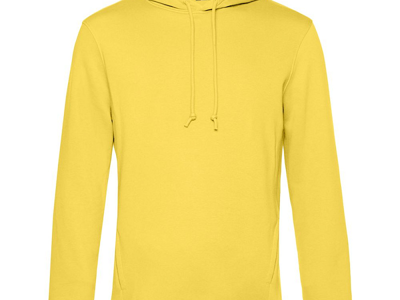 Толстовка с капюшоном унисекс BNC Inspire (Organic), желтая