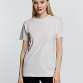 Футболка унисекс T-Bolka 160, молочно-белая