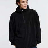 Анорак флисовый унисекс Fliska, черный