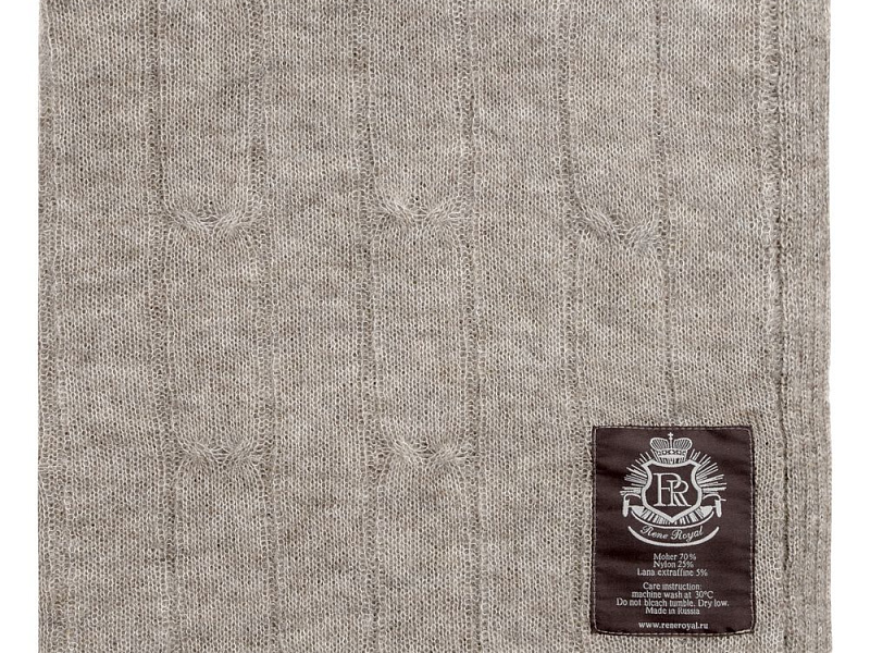 Плед Grasse, бежево-серый