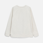 Свитшот унисекс S1, молочно-белый