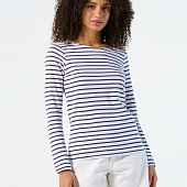 Футболка женская Marine Women, белая с красным