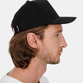 Бейсболка Long Beach, черная