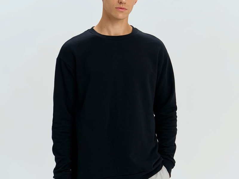 Свитшот оверсайз унисекс Omnifit, черный