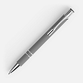 Ручка шариковая Keskus Soft Touch, серая