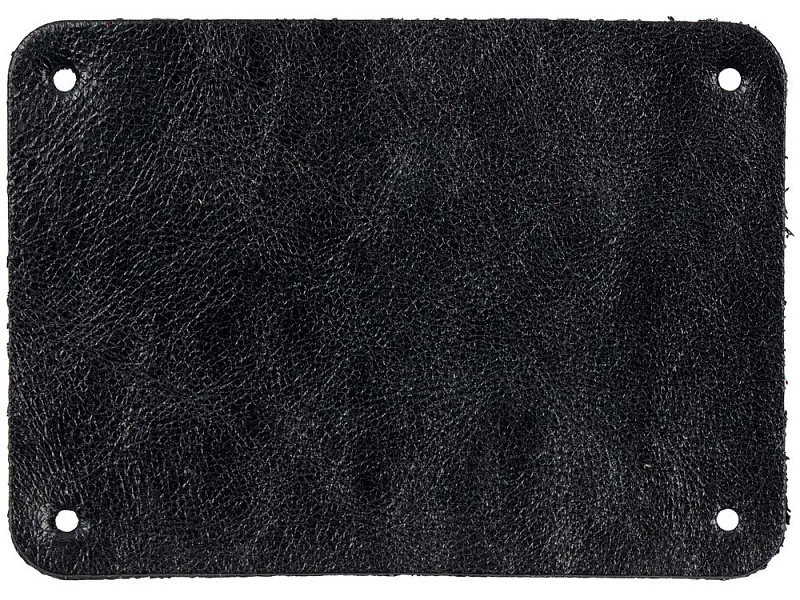 Лейбл кожаный Beta, XL, черный