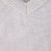 Футболка женская Lady 220 с V-образным вырезом, белая