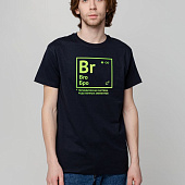 Футболка «Бро», темно-синяя